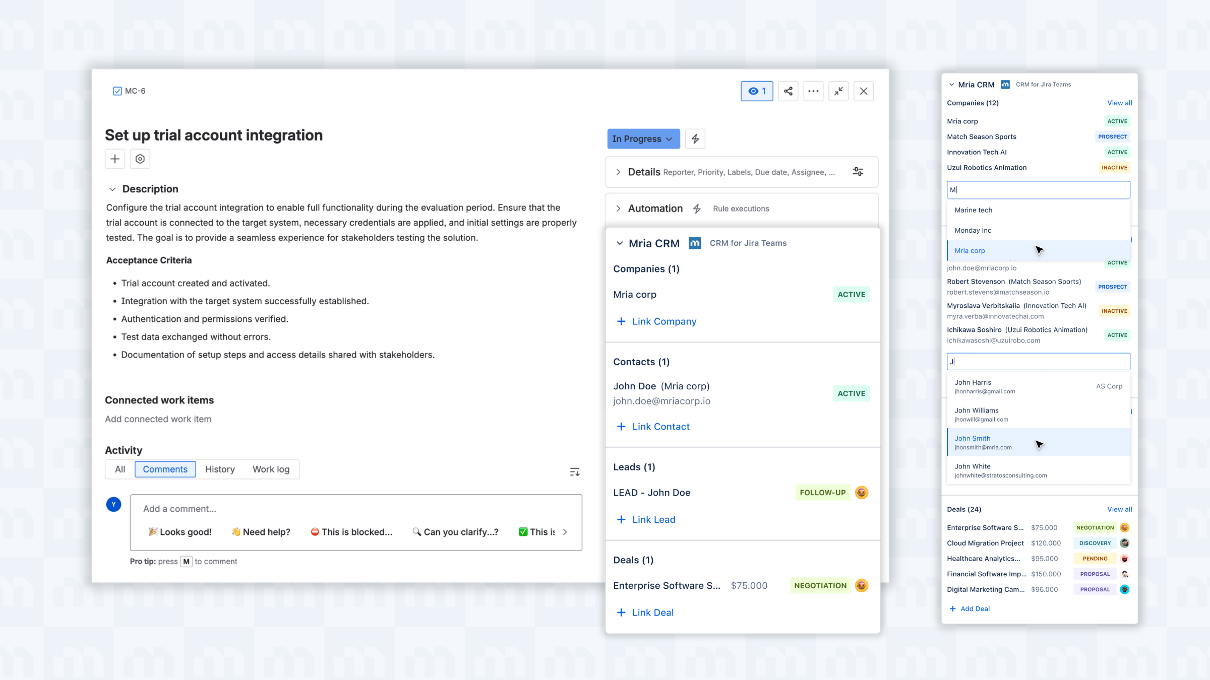 Enhanced Jira Integration: Customer Context Where It Matters