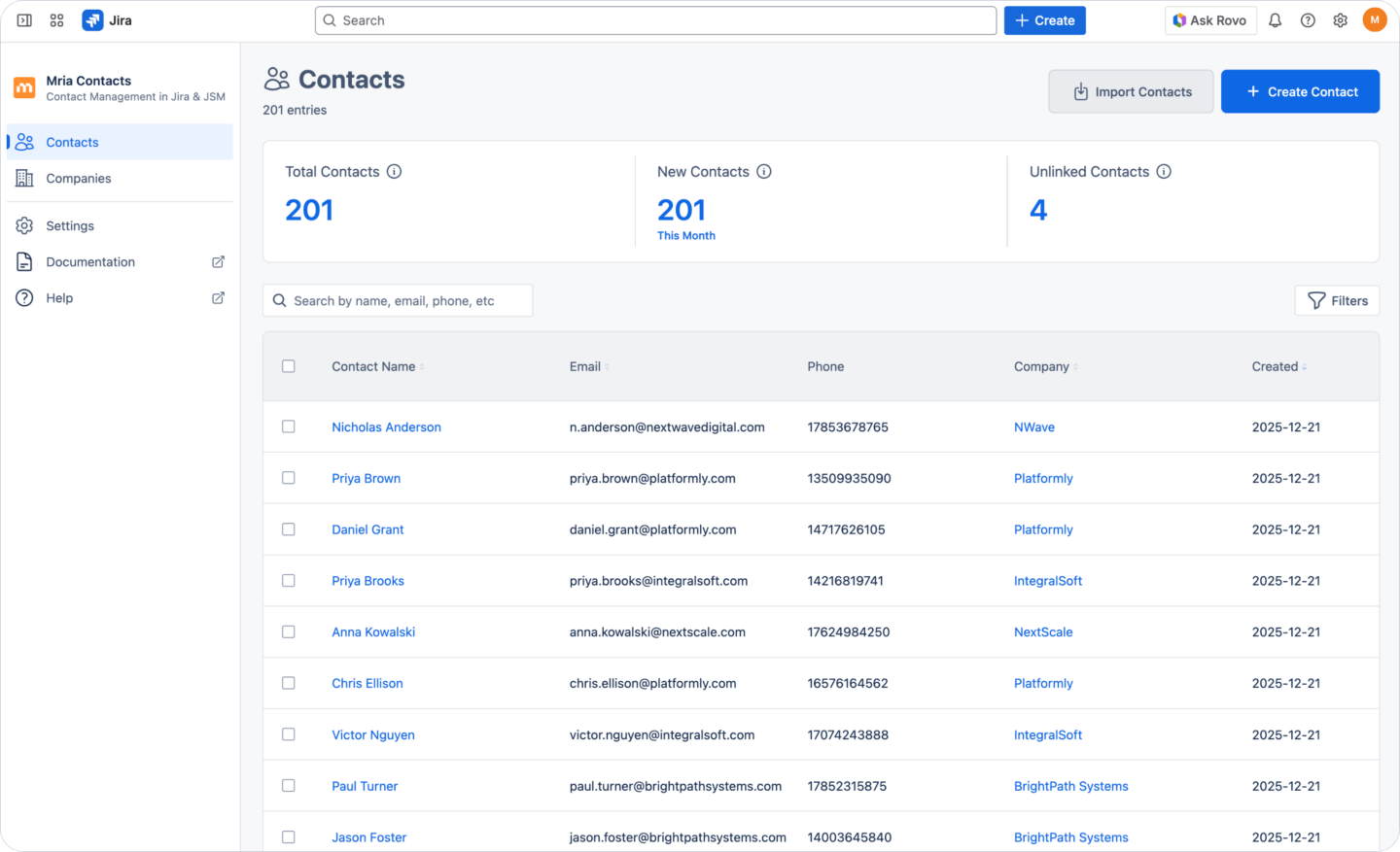 How Mria Contacts Introduces a Customer Data Layer in Jira